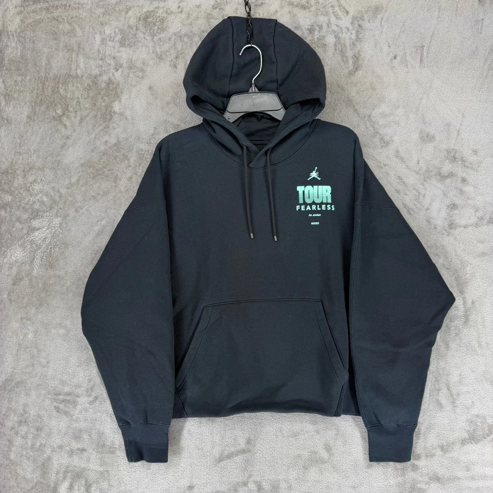Jordan Tour Fearless Flight Hoodie Black Mint Green‎ XL DC3503-010 2022 Mens